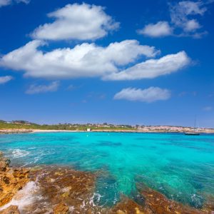 Playa de Binibeca en Menroca