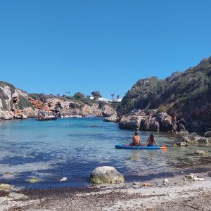 Playa de Biniparratx en Menorca